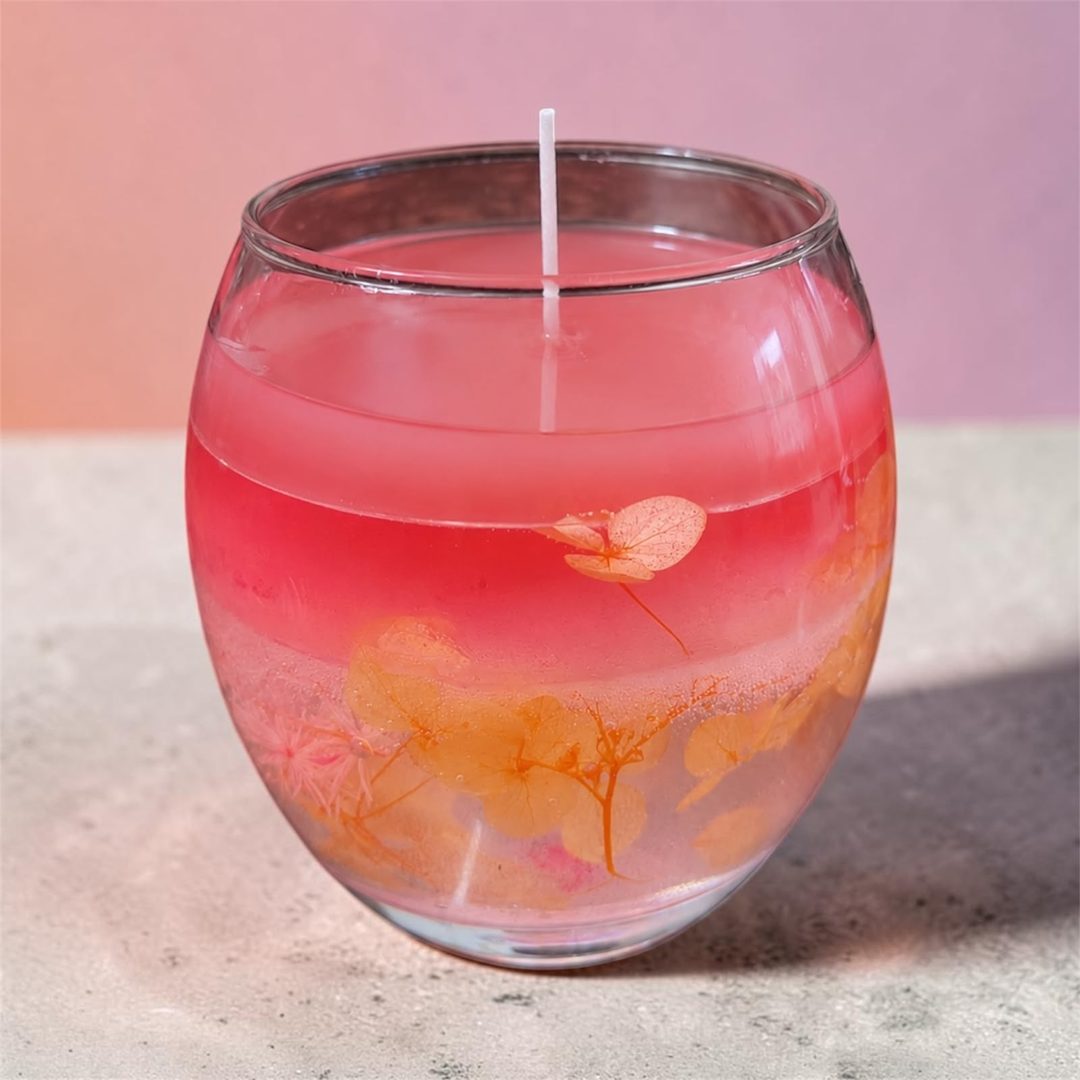 Gulab Gel Votive — Desi Gulab & Kewra handmade soy candle by Ivaan & Co.